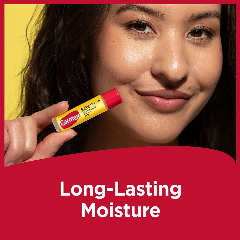 slide 6 of 7, Carmex Classic Lip Balm Medicated Stick - 4pk/0.60oz, 4 ct, 0.60 oz