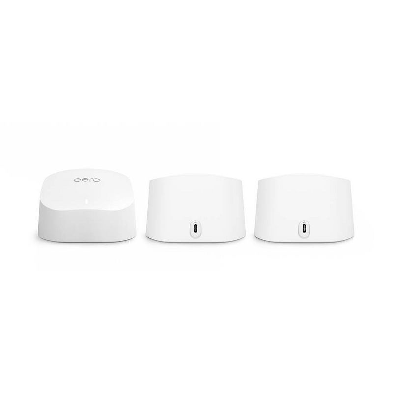 slide 2 of 6, eero 6 Dual-Band Mesh Wi-Fi 6 System (3-pack), 1 ct