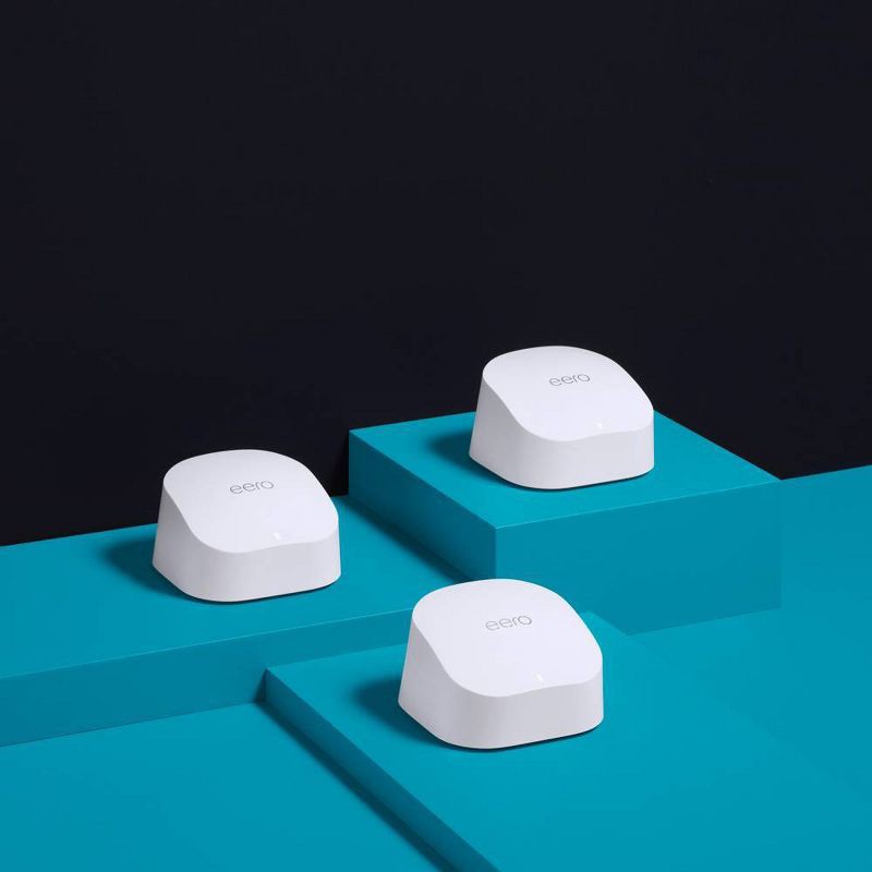 slide 5 of 6, eero 6 Dual-Band Mesh Wi-Fi 6 System (3-pack), 1 ct