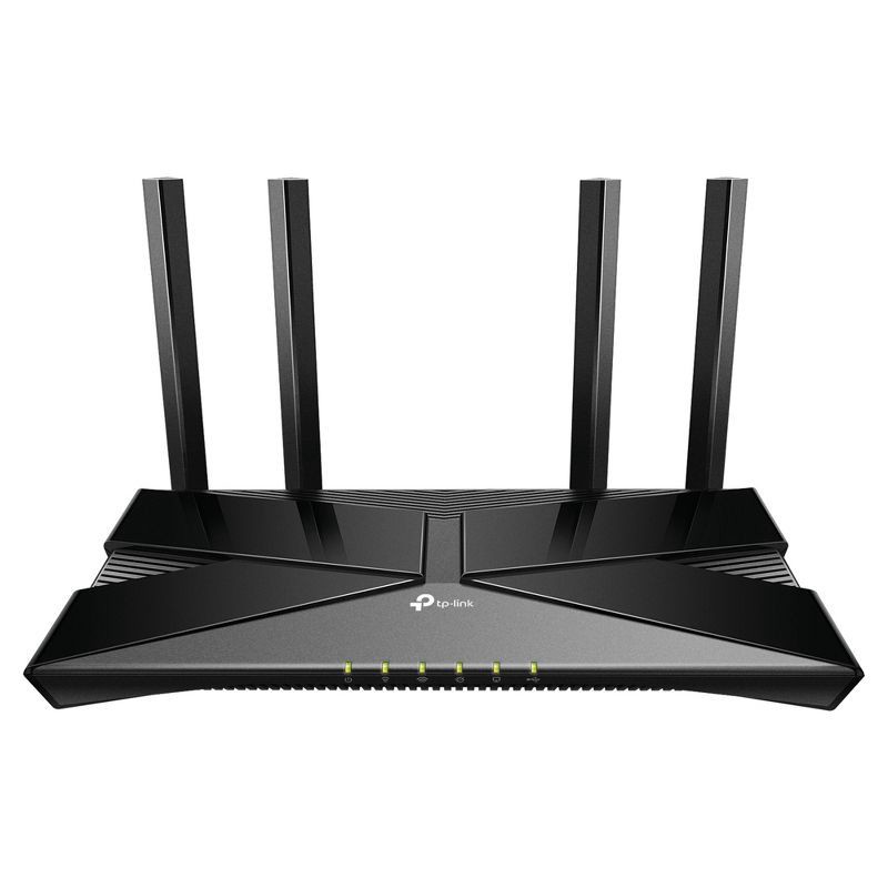 slide 1 of 4, TP-Link AX3000 WiFi 6 Dual Band Router: Gigabit Ethernet, Parental Controls, App Controlled, 1 ct