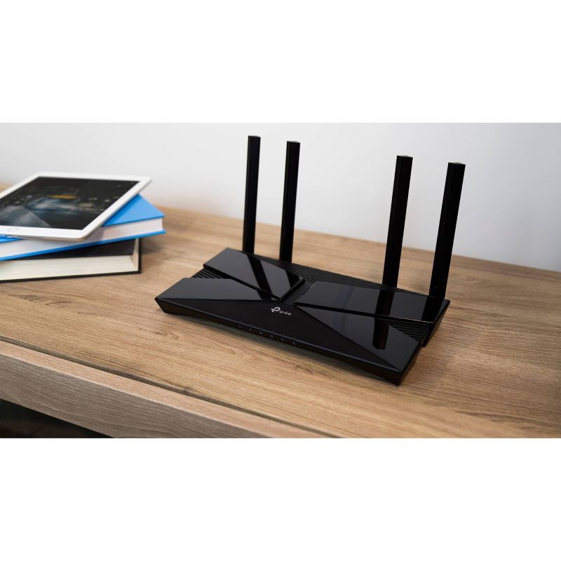 slide 3 of 4, TP-Link AX3000 WiFi 6 Dual Band Router: Gigabit Ethernet, Parental Controls, App Controlled, 1 ct
