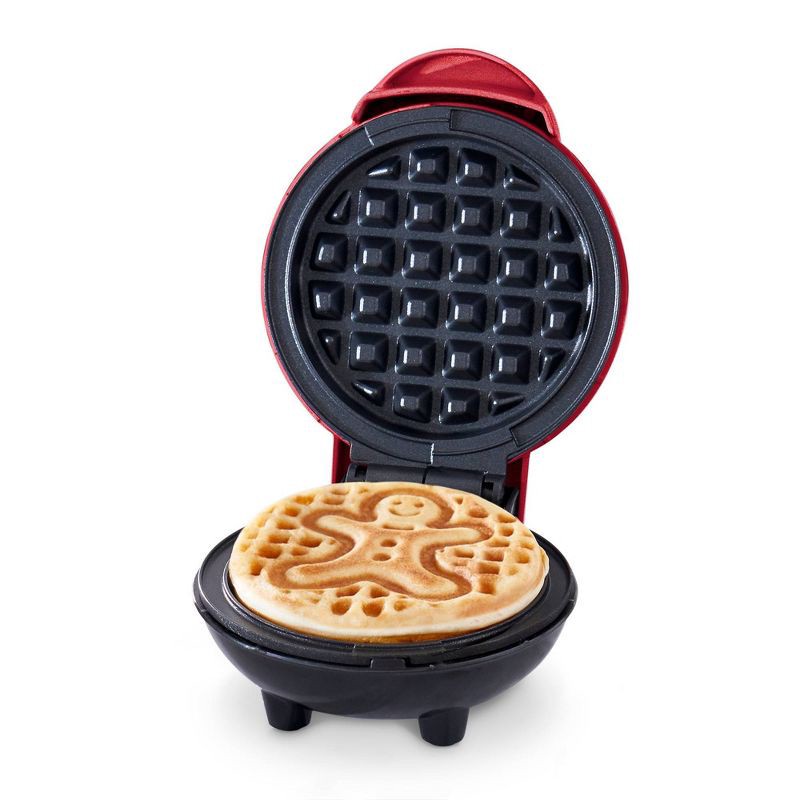 slide 3 of 4, Dash Gingerbread Mini Waffle Maker, 1 ct