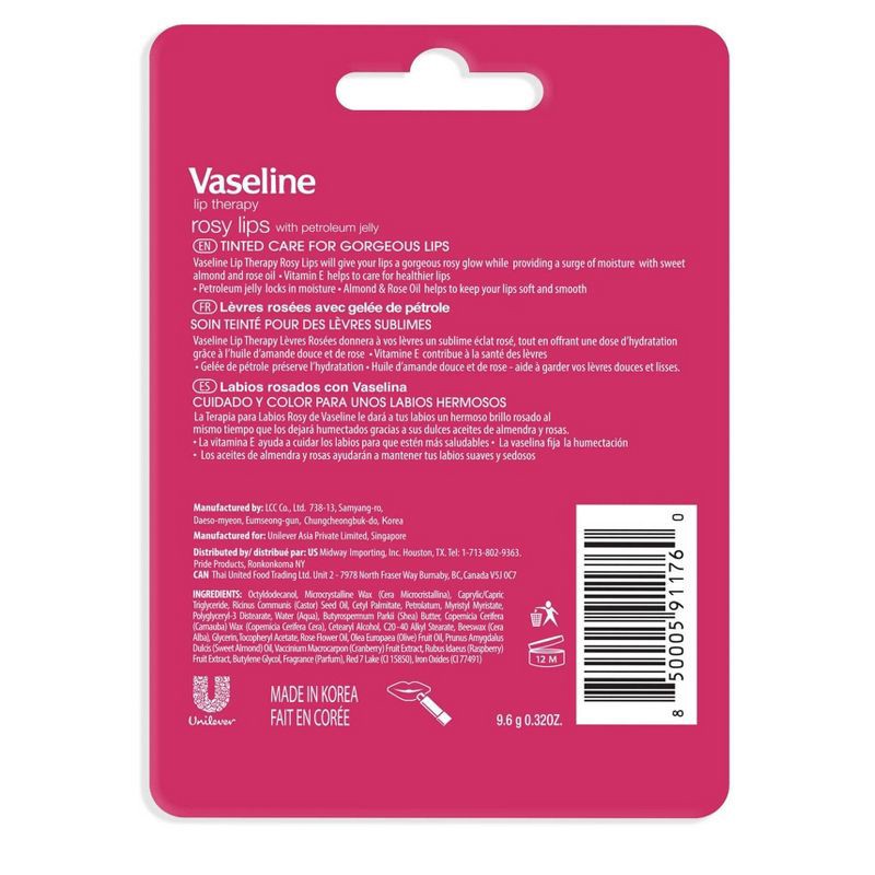 slide 2 of 6, Vaseline Rosy Lip Therapy Stick - 2pk/0.16oz each, 2 ct; 0.16 oz