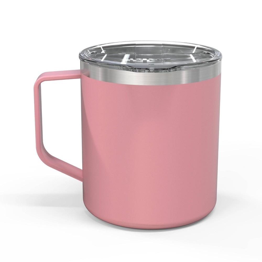 slide 2 of 5, Zak! Designs Doube Wall Stainless Steel Explorer Mug - Pink, 13 oz