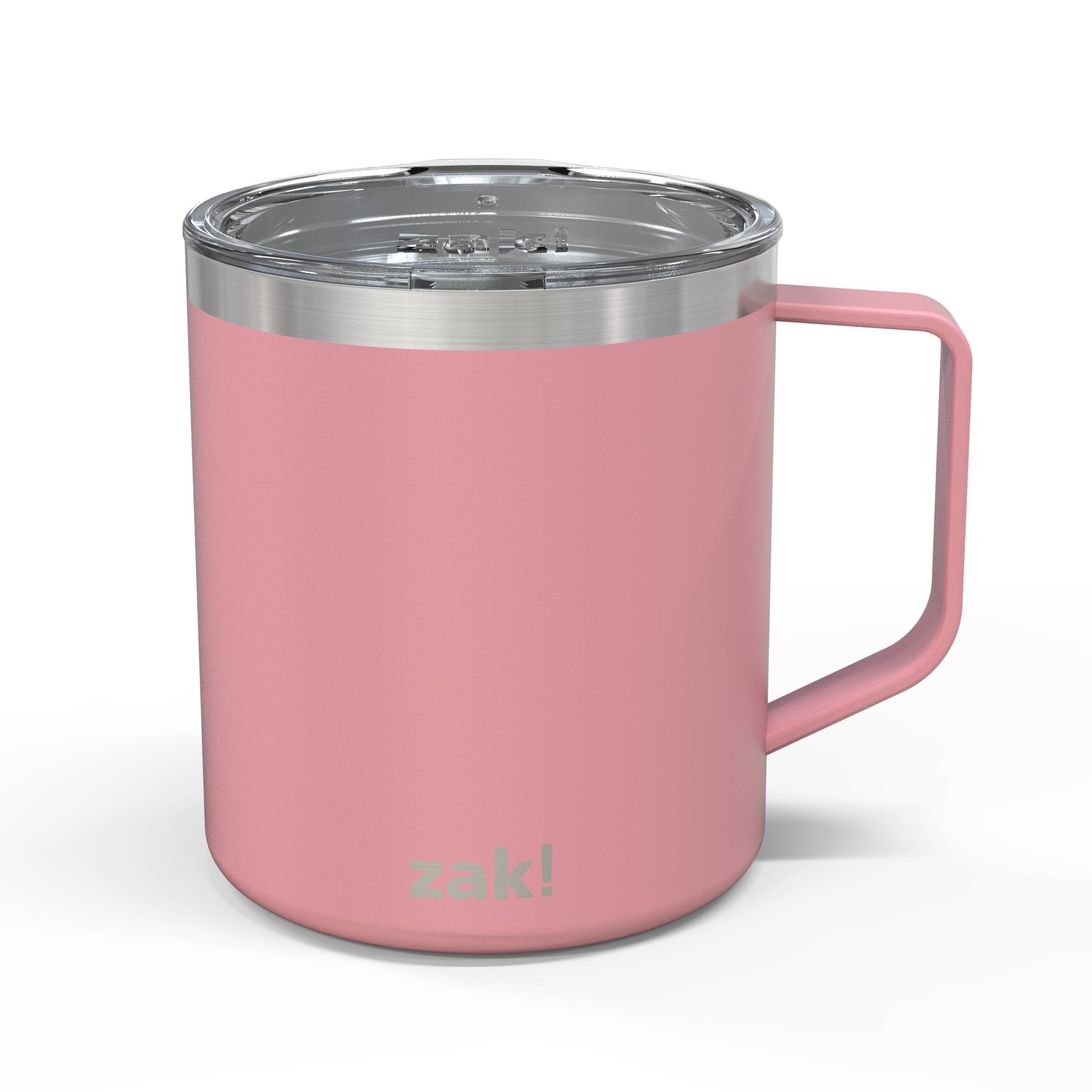slide 1 of 5, Zak! Designs Doube Wall Stainless Steel Explorer Mug - Pink, 13 oz