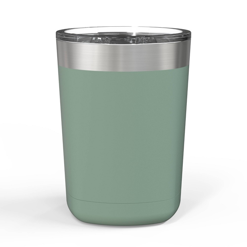 slide 2 of 5, Zak! Designs Double Wall Stainless Steel Low Ball Tumbler - Sage, 13 oz