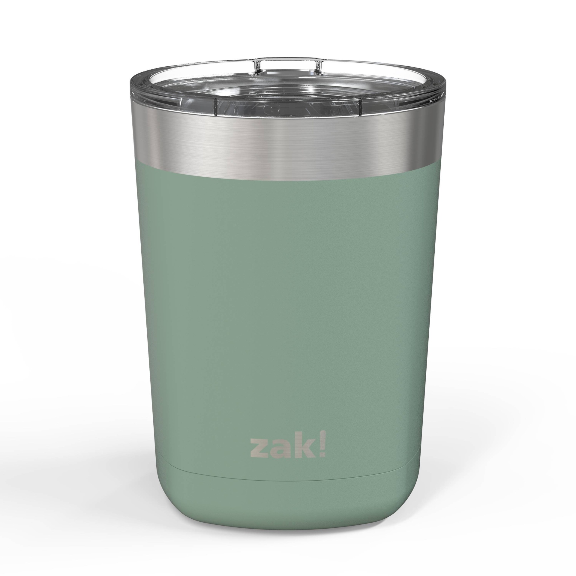 slide 1 of 5, Zak! Designs Double Wall Stainless Steel Low Ball Tumbler - Sage, 13 oz