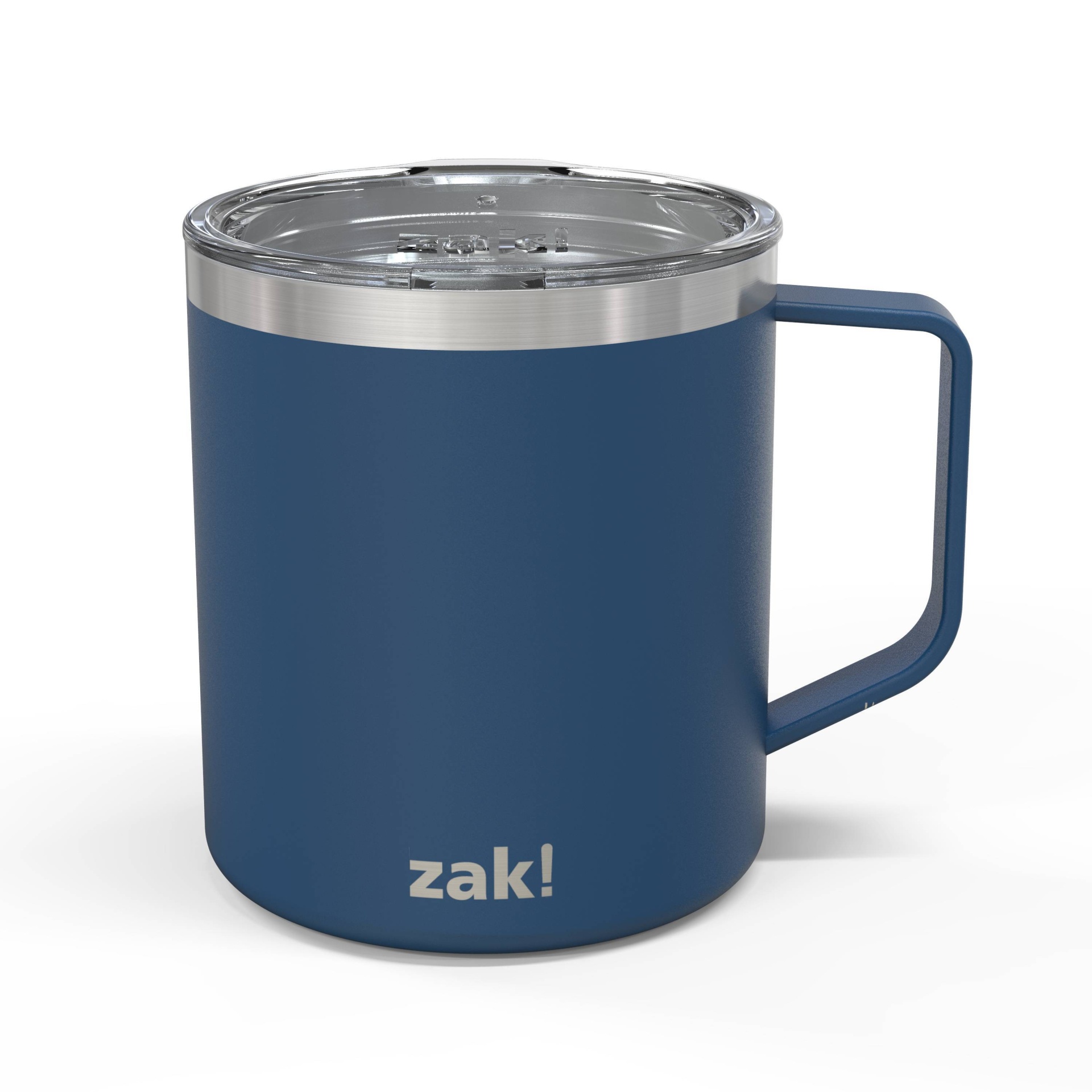 slide 1 of 5, Zak! Designs Double Wall Stainless Steel Explorer Mug - Blue, 13 oz
