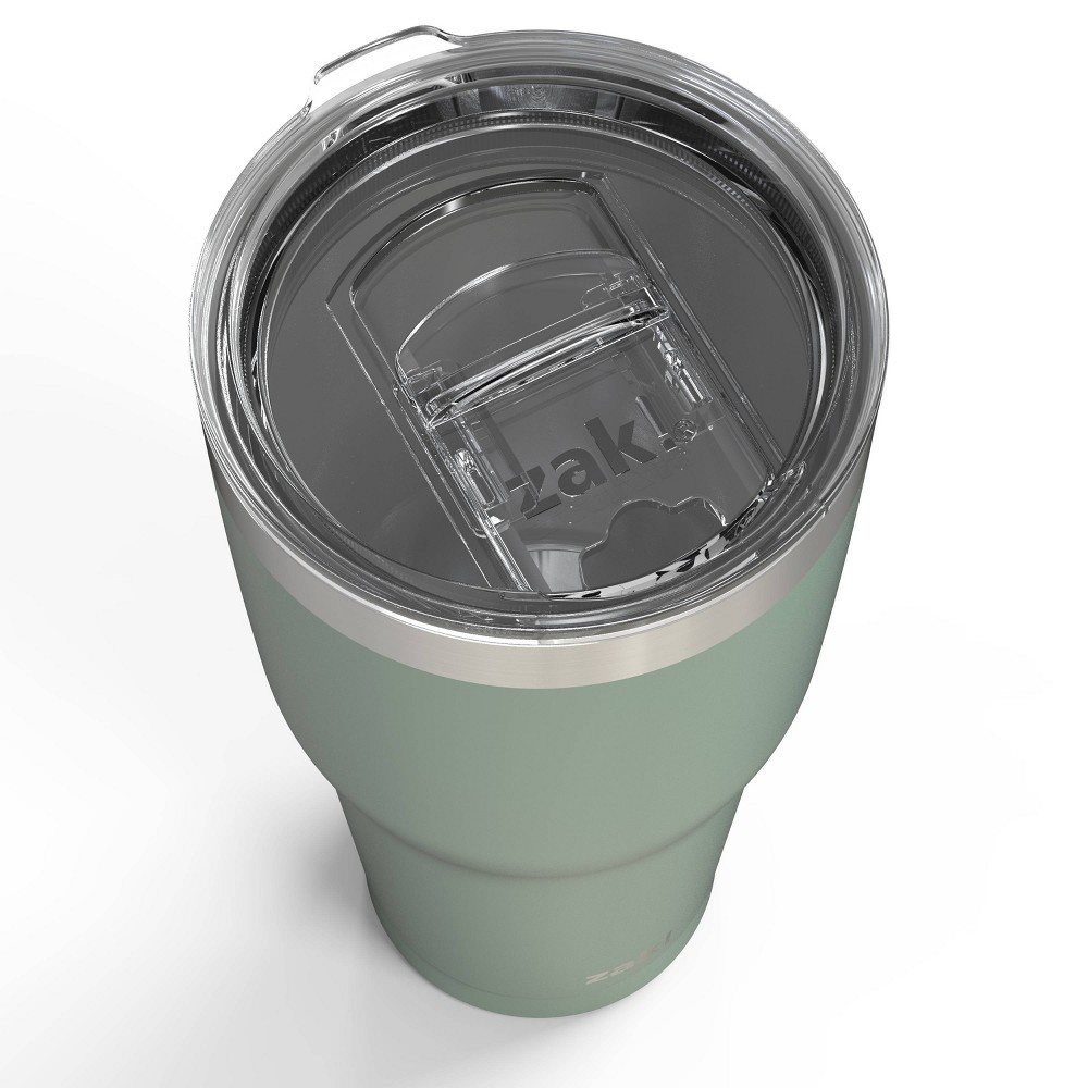 slide 4 of 5, Zak! Designs Double Wall Stainless Steel Cascadia Tumbler - Sage, 30 oz
