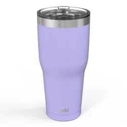 Zak Designs 30oz Stainless Steel Double Wall Vacuum Tumbler Lilac