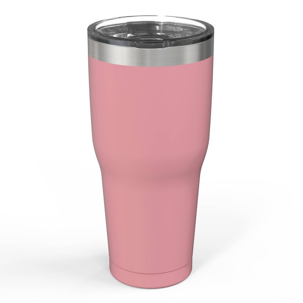 slide 2 of 5, Zak! Designs Double Wall Stainless Steel Cascadia Tumbler - Pink, 30 oz