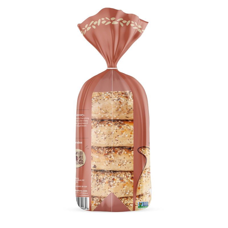 slide 4 of 6, Silver Hills Bakery Organic Sprouted Power Bagels Everything - 14oz/5ct, 5 ct; 14 oz