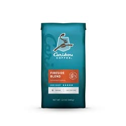 Caribou Coffee, Fireside Dark Roast Ground Coffee - 12oz Bag