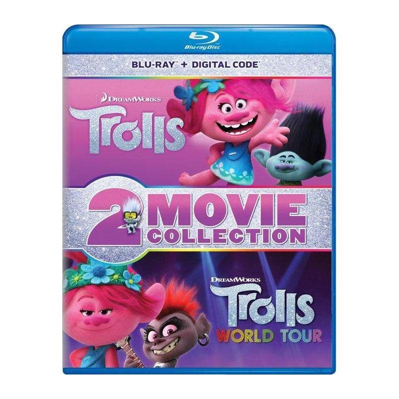 slide 1 of 1, Universal Home Video Trolls / Trolls World Tour 2-Movie Collection (Blu-ray + Digital), 1 ct
