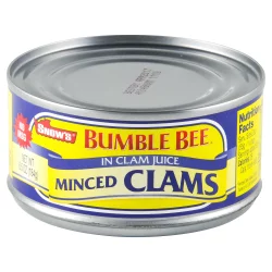 Bumble Bee Foods, Llc Snow's Bumble Bee Minced Clams In Clam Juice