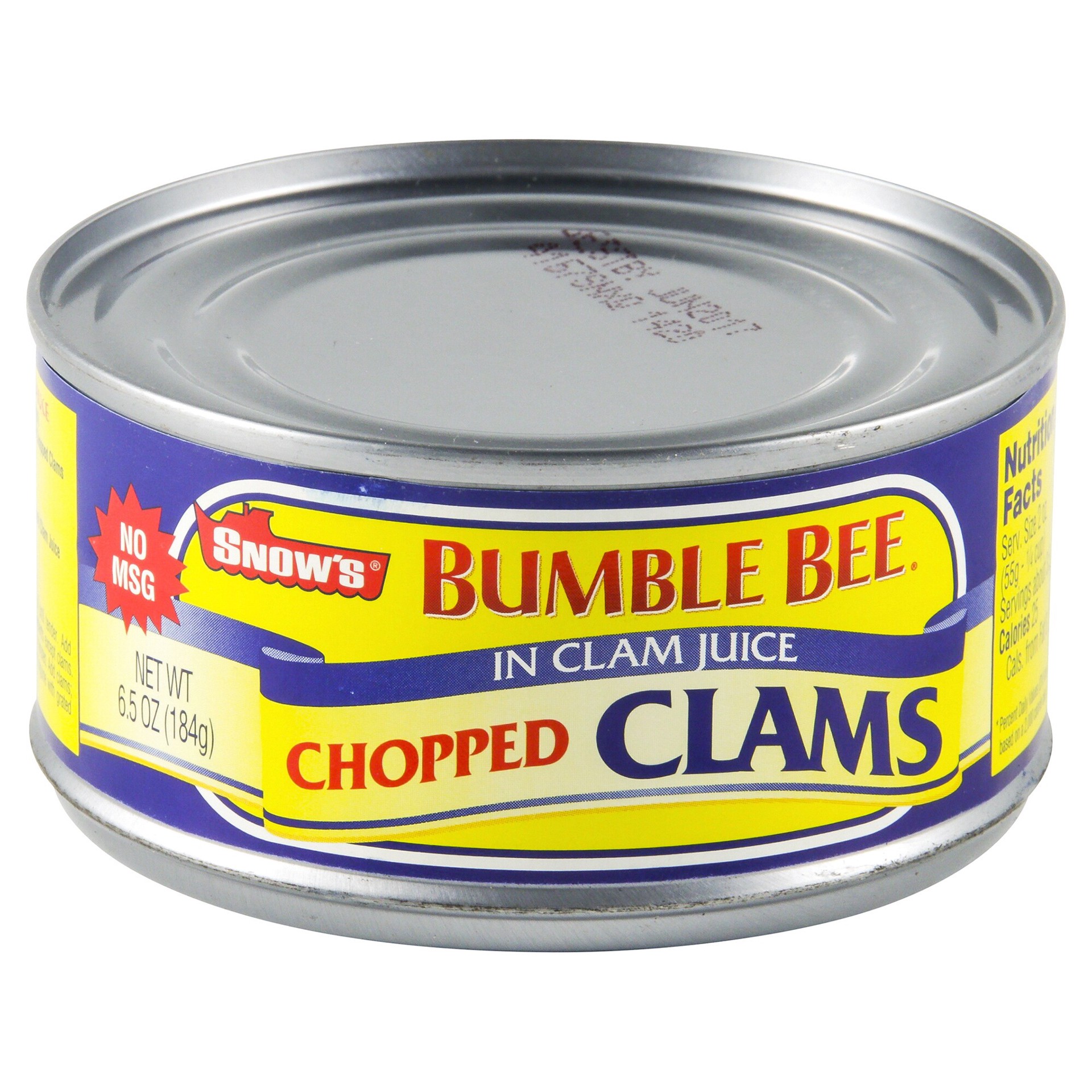 slide 1 of 2, Snow's Chopped Clams 6.5 oz. Can, 6.5 oz