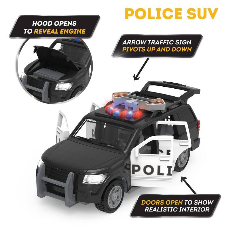 slide 13 of 14, DRIVEN by Battat – Small Toy Emergency Vehicle Set – Micro Rescue Fleet - 3 pk, 3 ct