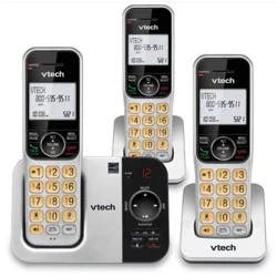 V-Tech VTech DECT 6.0 Expandable Cordless Phone with Answering Machine - 3 Handsets (CS5329-3)