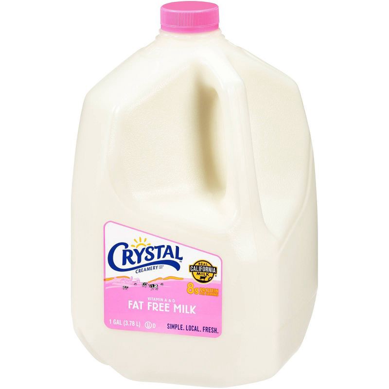slide 3 of 3, Crystal Creamery Skim Milk - 1gal, 1 gal