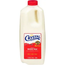 Crystal Creamery Whole Milk - 0.5gal Jug