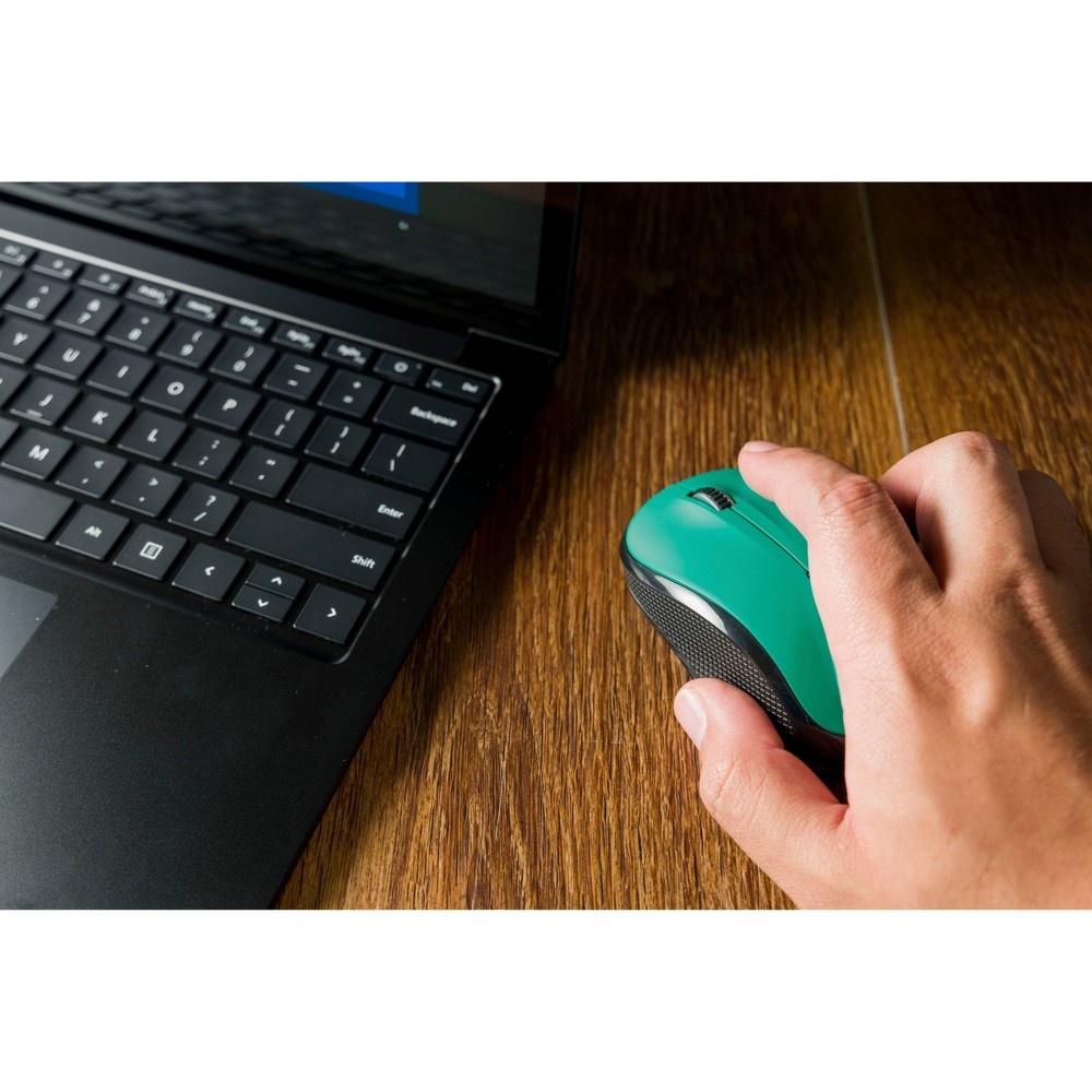 slide 5 of 6, Power Gear Wireless Mouse - Teal, 1 ct