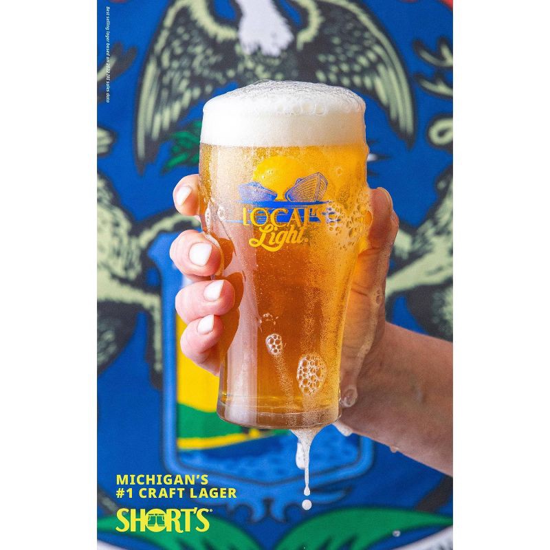slide 3 of 5, Short's Brew Short's Local's Light American Lager Beer - 12pk/12 fl oz Cans, 12 ct; 12 fl oz
