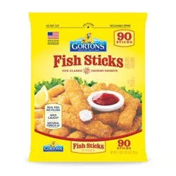 Gorton's Crunchy Breaded Fish Sticks Club Pack - Frozen - 51oz