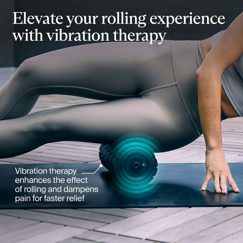 slide 4 of 9, Therabody Wave Roller Vibration Therapy Foam Roller, 1 ct