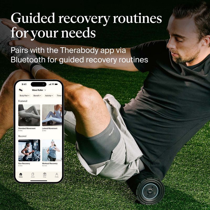 slide 7 of 9, Therabody Wave Roller Vibration Therapy Foam Roller, 1 ct