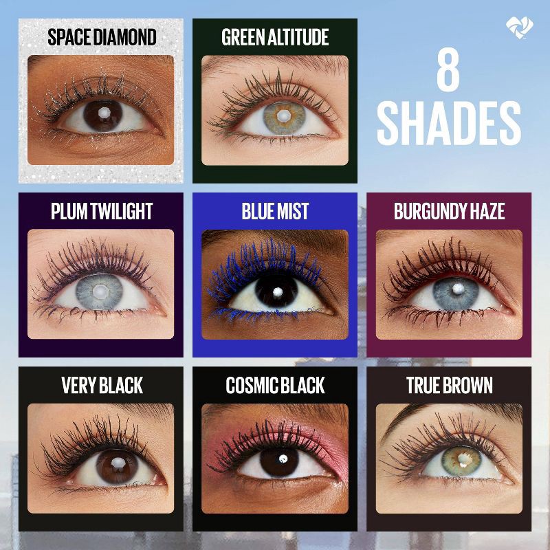 slide 7 of 10, Maybelline Lash Sensational Sky High Lengthening Mascara - Washable Blackest Black - 0.24 fl oz, 0.24 fl oz
