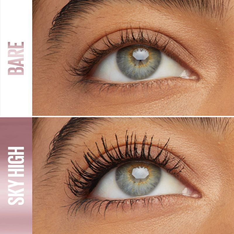 slide 3 of 9, Maybelline Lash Sensational Sky High Lengthening Mascara - 802 Waterproof Very Black - 0.24 fl oz, 0.24 fl oz