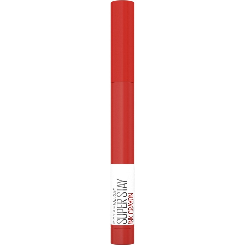 slide 2 of 7, Maybelline SuperStay Ink Crayon Spiced Lipstick - Know No Limits - 0.04oz, 1 ct