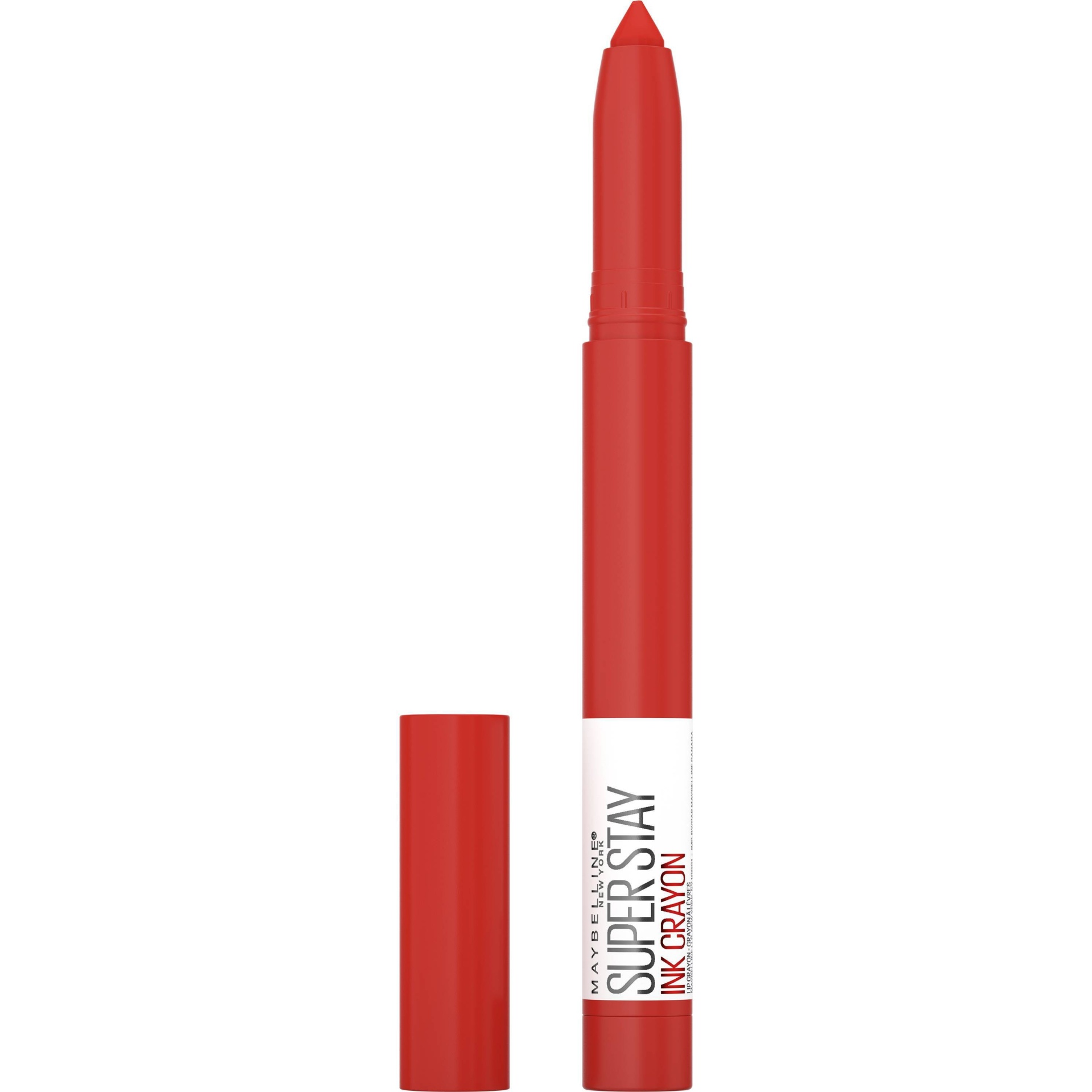 slide 1 of 7, Maybelline SuperStay Ink Crayon Spiced Lipstick - Know No Limits - 0.04oz, 1 ct