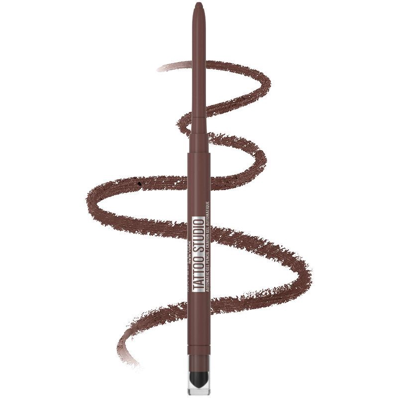 slide 2 of 9, Maybelline Tattoo Studio Automatic Gel Pencil Waterproof Eyeliner - 40 Espressotini - 0.01oz, 0.01 oz