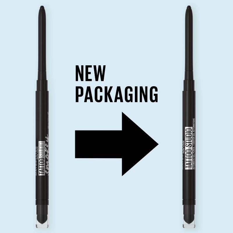 slide 7 of 9, Maybelline Tattoo Studio Automatic Gel Pencil Waterproof Eyeliner - 40 Espressotini - 0.01oz, 0.01 oz