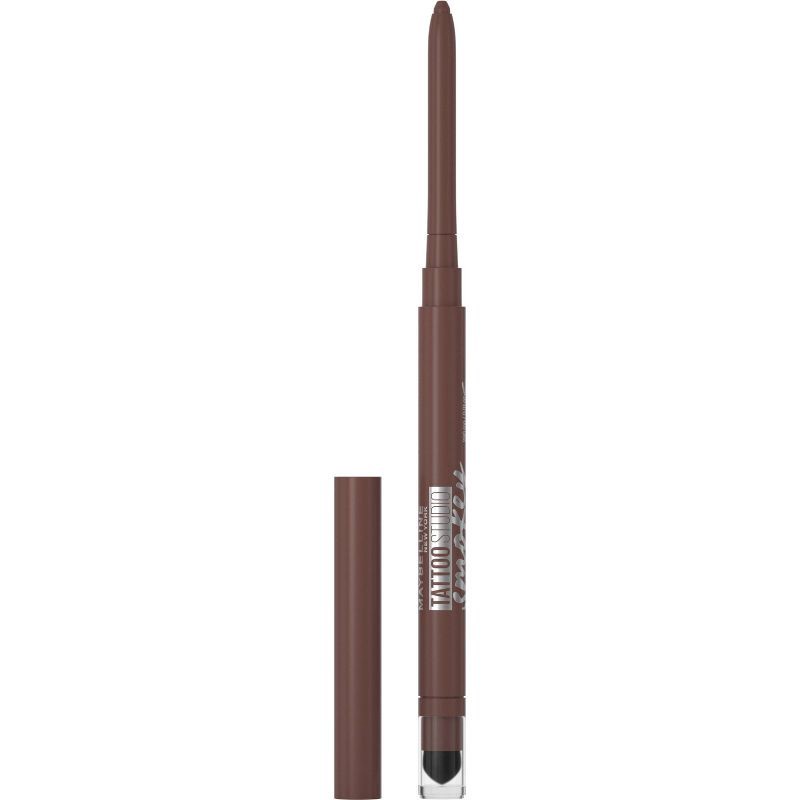 slide 1 of 9, Maybelline Tattoo Studio Automatic Gel Pencil Waterproof Eyeliner - 40 Espressotini - 0.01oz, 0.01 oz