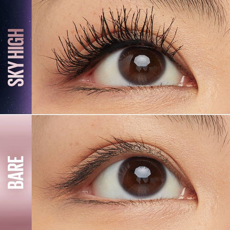 slide 3 of 10, Maybelline Lash Sensational Sky High Lengthening Mascara - 801 Washable Very Black - 0.24 fl oz, 0.24 fl oz