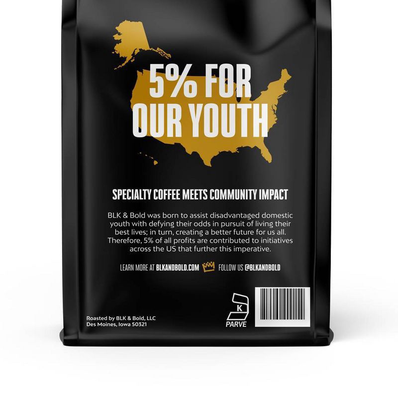 slide 5 of 5, BLK & Bold Specialty Beverages BLK & Bold Rise & GRND Blend, Medium Roast Ground Coffee - 10.5oz, 10.5 oz