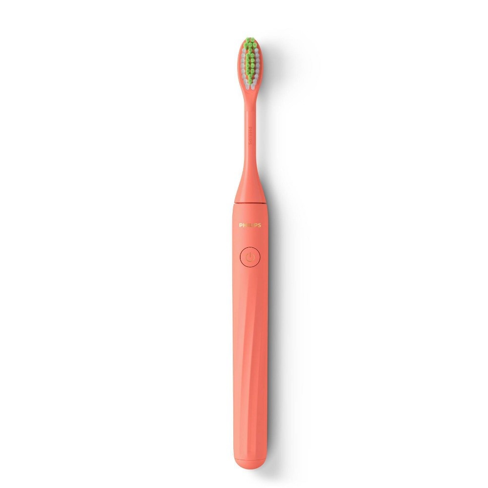 slide 2 of 3, Philips Sonicare One by Sonicare Battery Toothbrush - Coral - HY1100/01, 1 ct