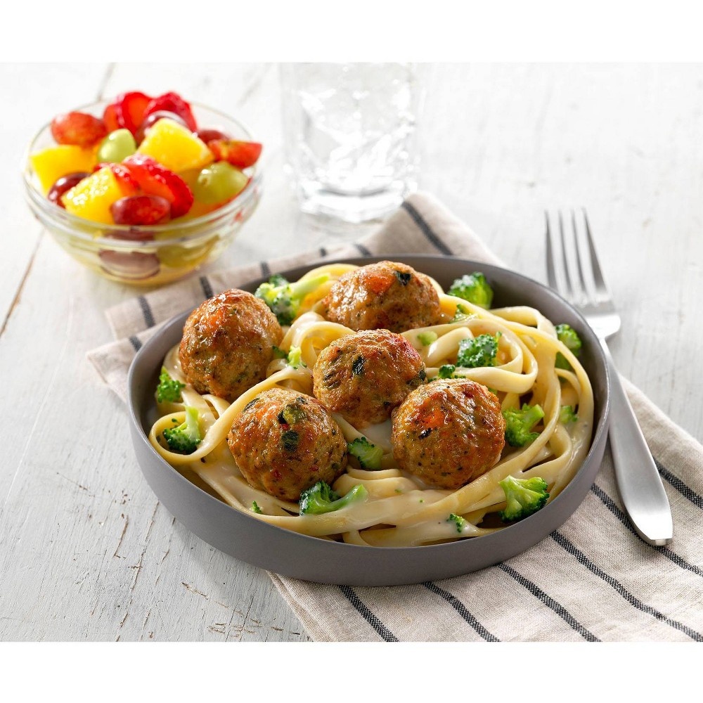 slide 2 of 5, Cooked Perfect Chicken Meatballs with Vegetables - Frozen, 18 oz