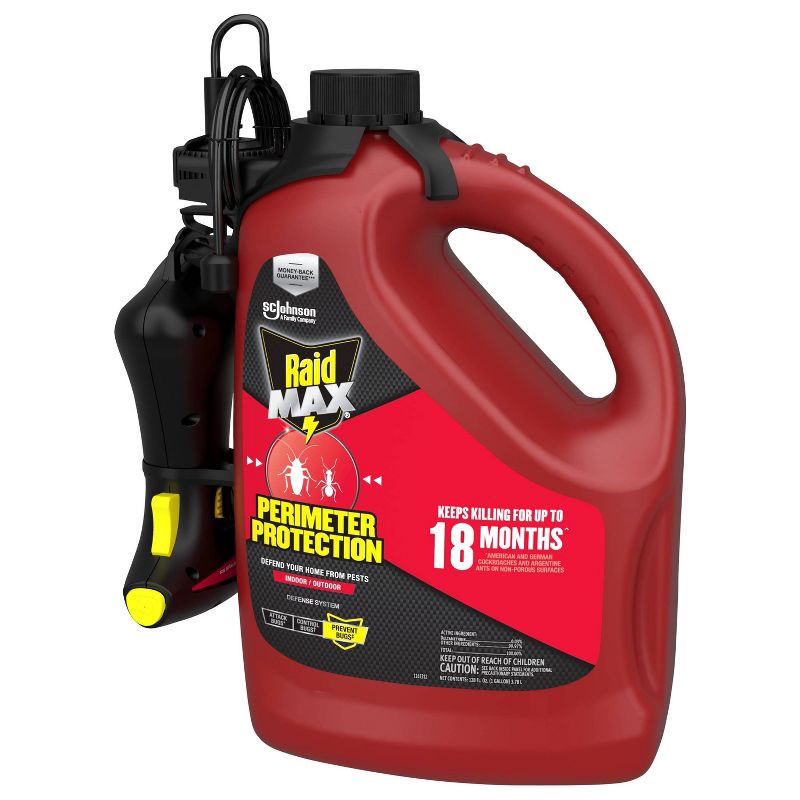 slide 13 of 14, Raid Bug Killer Perimeter Protection Spray - 128 fl oz, 128 fl oz