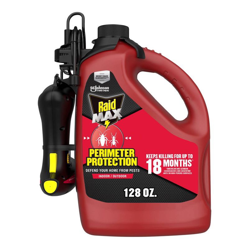 slide 1 of 14, Raid Bug Killer Perimeter Protection Spray - 128 fl oz, 128 fl oz