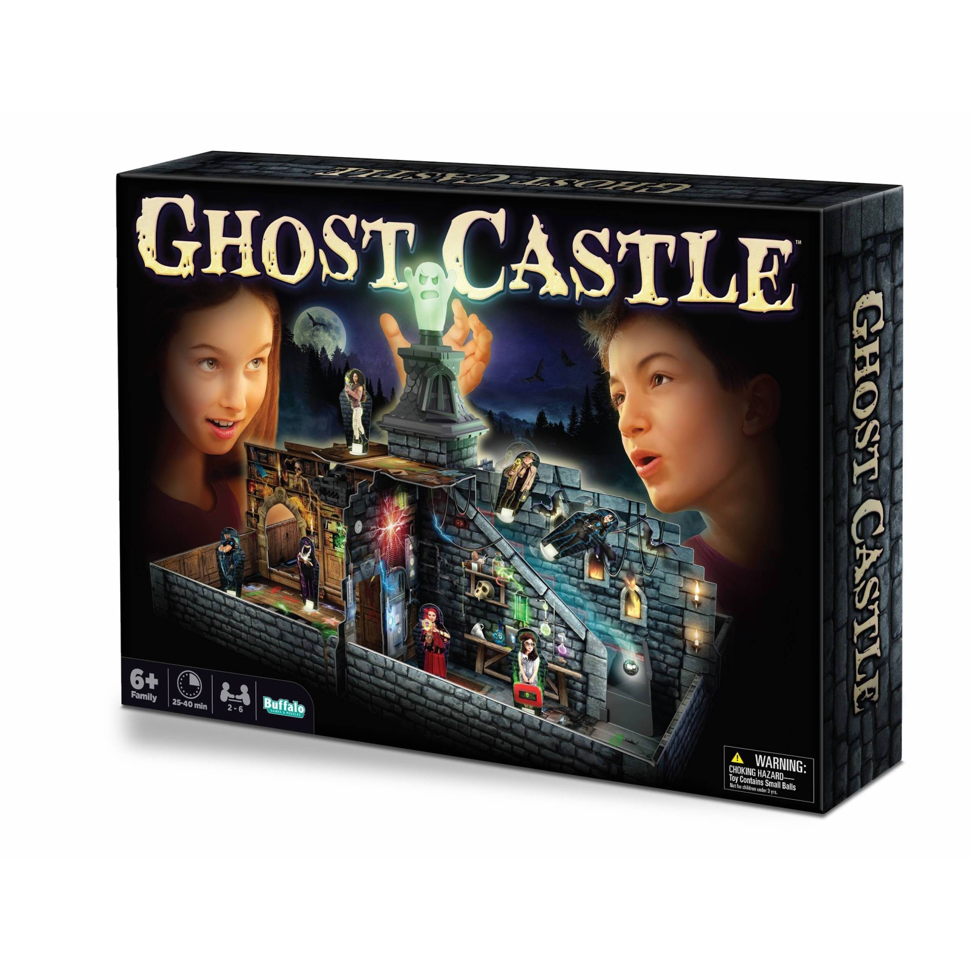 slide 1 of 12, Buffalo Games Ghost Castle Kids' Board Game, 1 ct