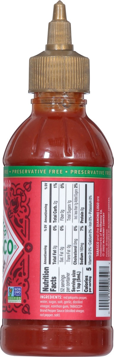slide 8 of 15, TABASCOSriracha Sauce, 11 oz Bottle, 11 oz