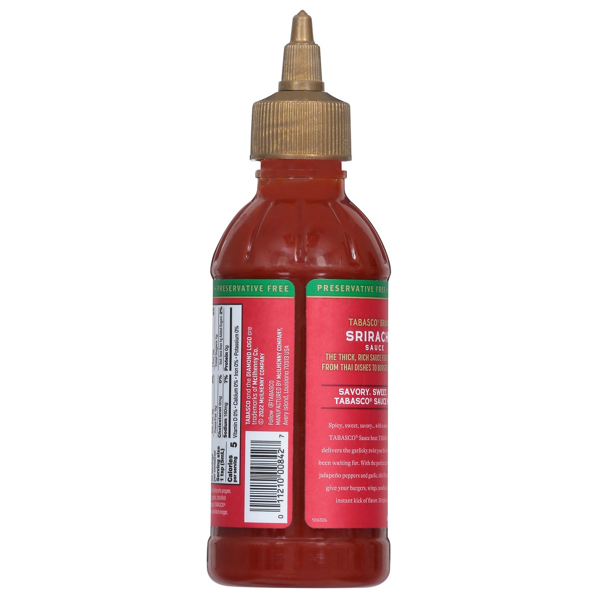 slide 12 of 15, TABASCOSriracha Sauce, 11 oz Bottle, 11 oz