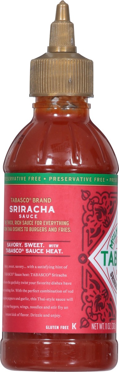 slide 5 of 15, TABASCOSriracha Sauce, 11 oz Bottle, 11 oz