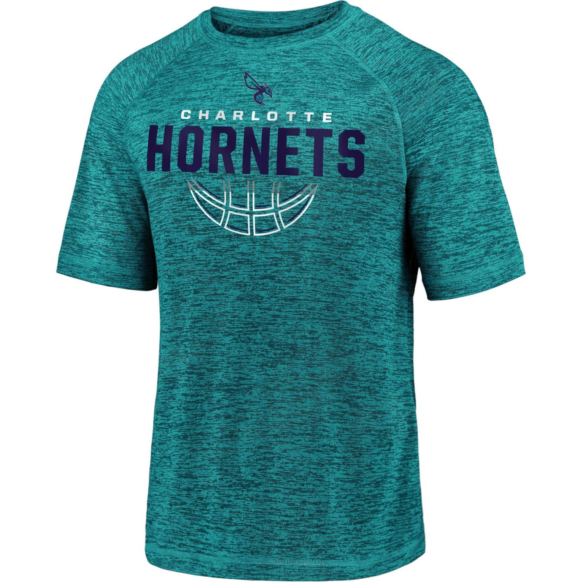 slide 1 of 3, NBA Charlotte Hornets Men&#39;s Synthetic Short Sleeve T-Shirt - XL, 1 ct