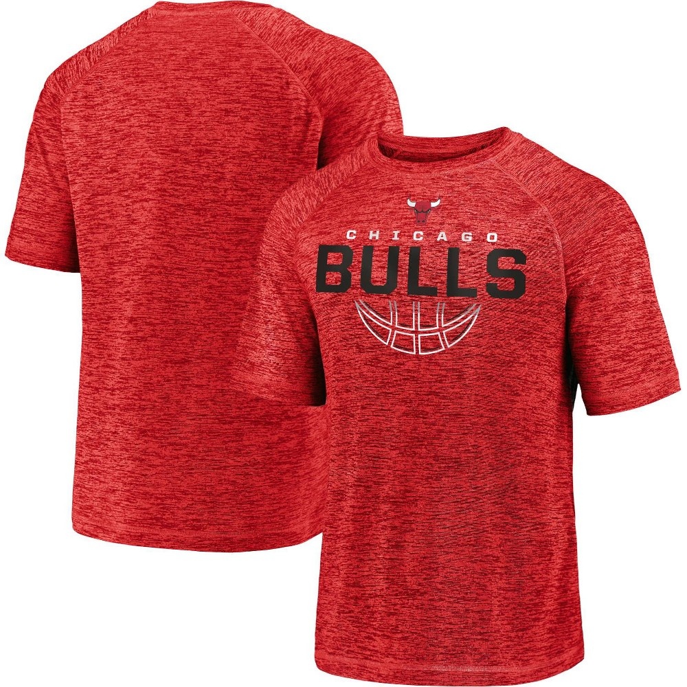 slide 3 of 3, NBA Chicago Bulls Men's Synthetic Short Sleeve T-Shirt - XL, 1 ct