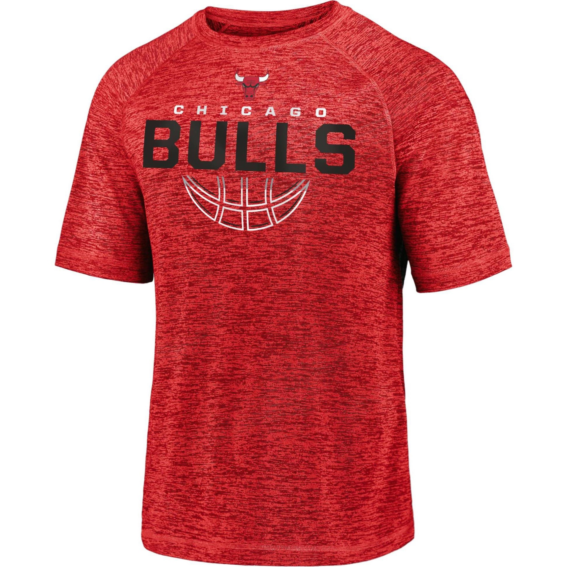 slide 1 of 3, NBA Chicago Bulls Men's Synthetic Short Sleeve T-Shirt - XL, 1 ct