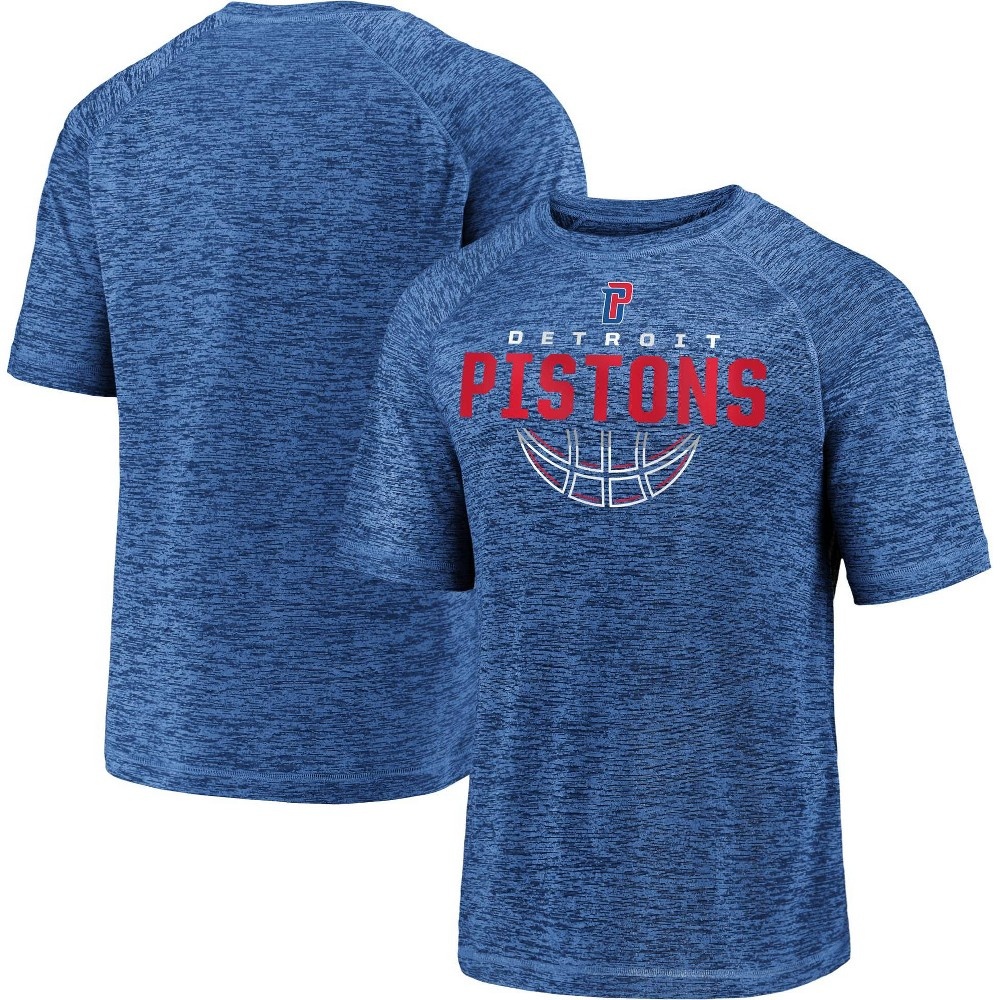 slide 3 of 3, NBA Detroit Pistons Men's Synthetic Short Sleeve T-Shirt - XL, 1 ct